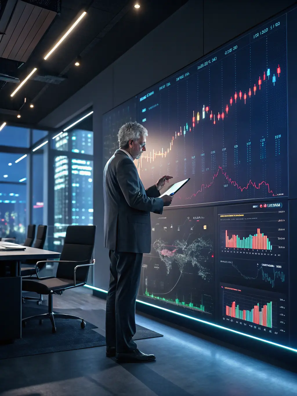 An investor reviewing due diligence reports and financial statements related to a digital advertising company, with a focus on assessing risk and potential returns.